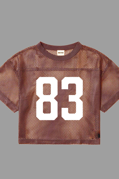 Mesh Jersey – Brown